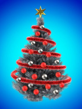 Metalik Noel ağacı