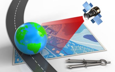 mavi harita gösterimi