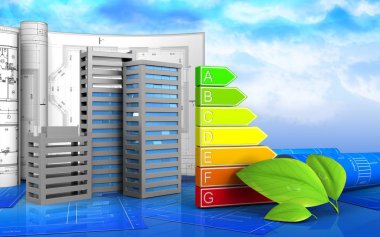 Şehir binalar inşaat