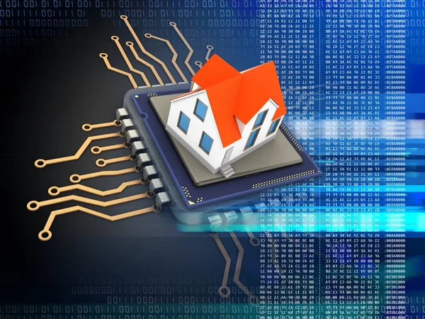  Elektronik mikroişlemci çizimi 