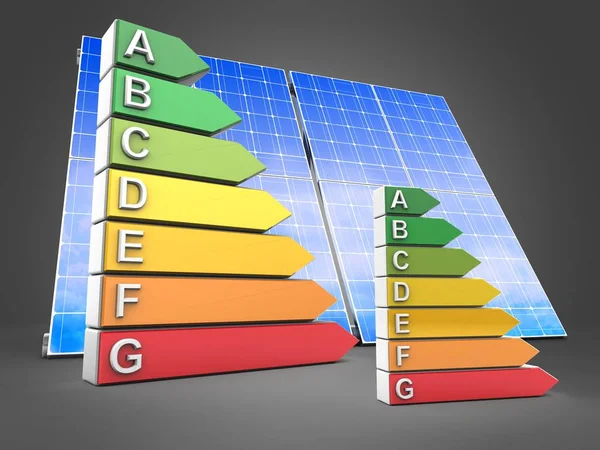 Illustratie van energie ranking — Stockfoto
