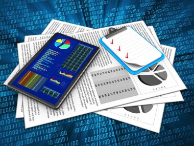  belgeleri arka plan üzerinde gösterimi