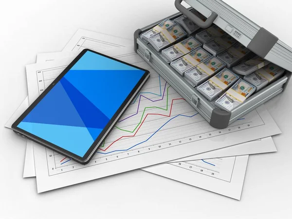 Illustration diyagram kağıtları