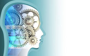  arka plan üzerinde dişli çizimi