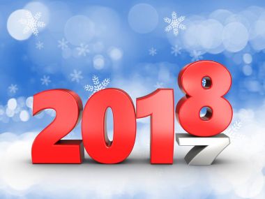  2018 yıl arka plan resmi