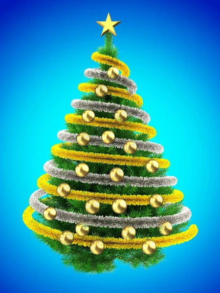 Árbol de Navidad verde — Foto de Stock