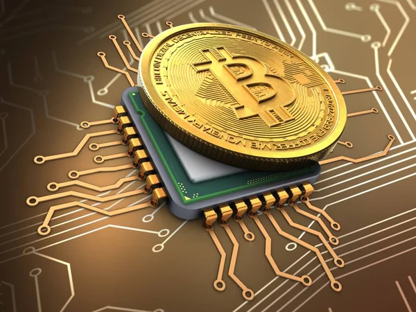 bitcoin arka plan üzerinde gösterimi