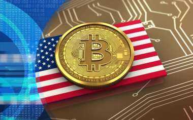 bitcoin arka plan üzerinde gösterimi