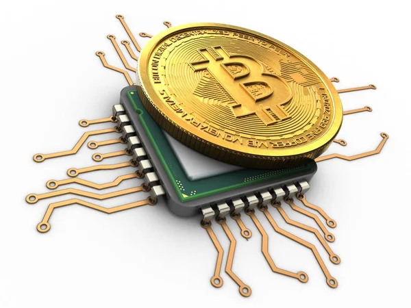 bitcoin arka plan üzerinde gösterimi