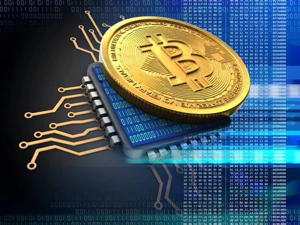 bitcoin arka plan üzerinde gösterimi