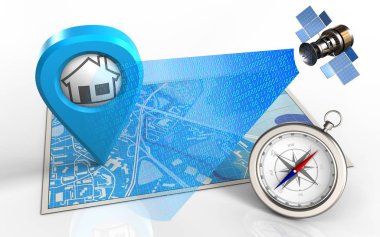  mavi harita gösterimi