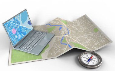  harita kağıt çizimde 