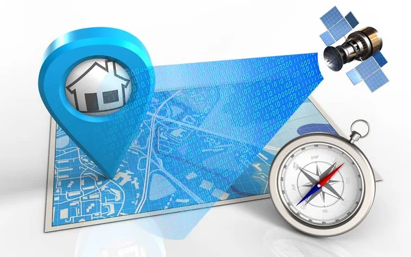  mavi harita gösterimi