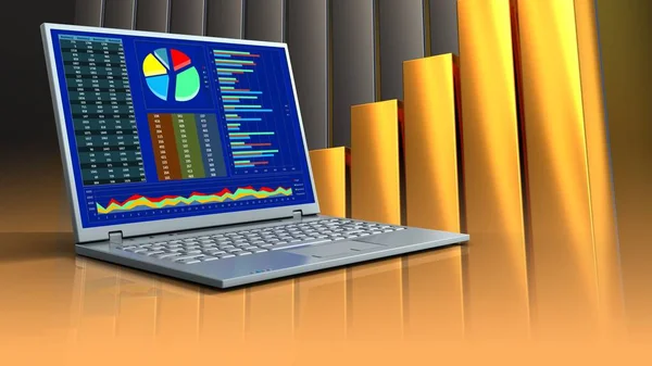 bilgisayar arka plan üzerinde gösterimi 