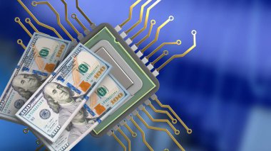 cpu resimde arka plan üzerinde