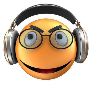 Turuncu ifade gülümseme