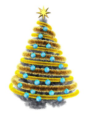 Metalik Noel ağacı