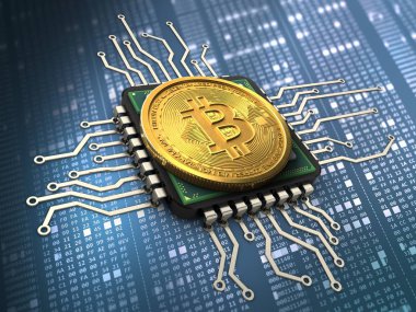bitcoin arka plan üzerinde gösterimi
