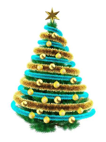 Illustration of christmas tree — Stock Photo, Image