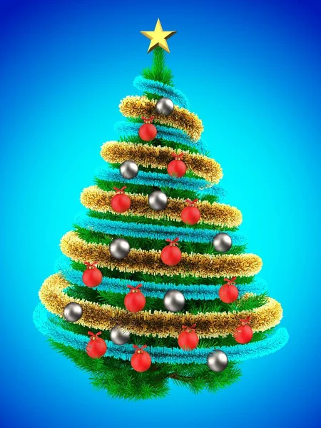 Árbol de Navidad verde — Foto de Stock