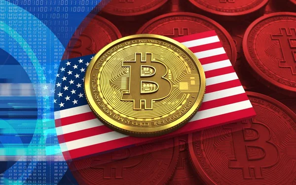 bitcoin arka plan üzerinde gösterimi