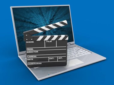 dizüstü bilgisayar arka plan üzerinde gösterimi 