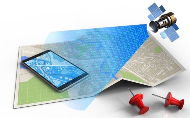  harita kağıt çizimde 