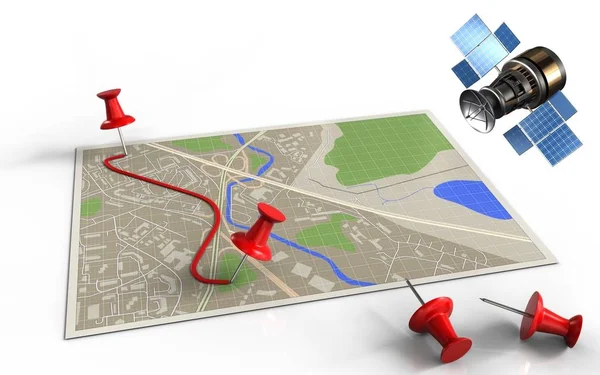  iğne ile harita gösterimi