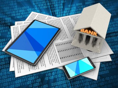 belgeler ve tablet bilgisayar 