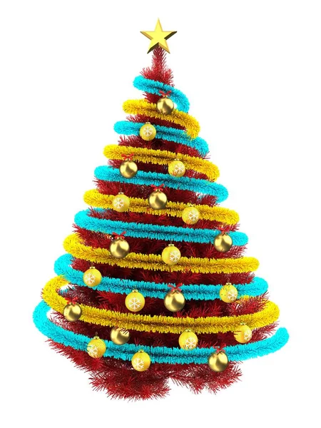 Kırmızı yılbaşı ağacı