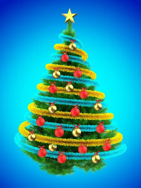 Árbol de Navidad verde —  Fotos de Stock