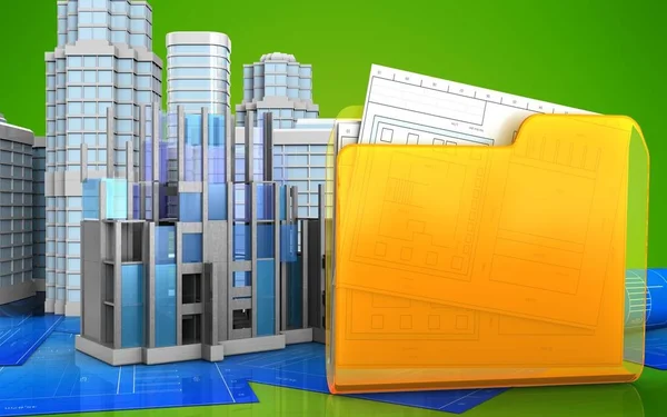  illüstrasyon inşaat ilerleme