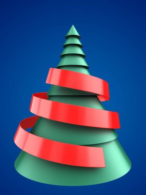 yeşil ve mavi xmas ağacı