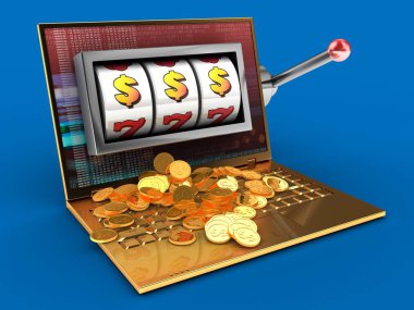 Altın bilgisayar çizimi 