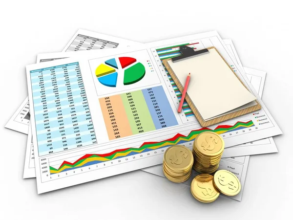 illüstrasyon iş belgelerinin