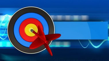 Hedef arka plan üzerinde gösterimi