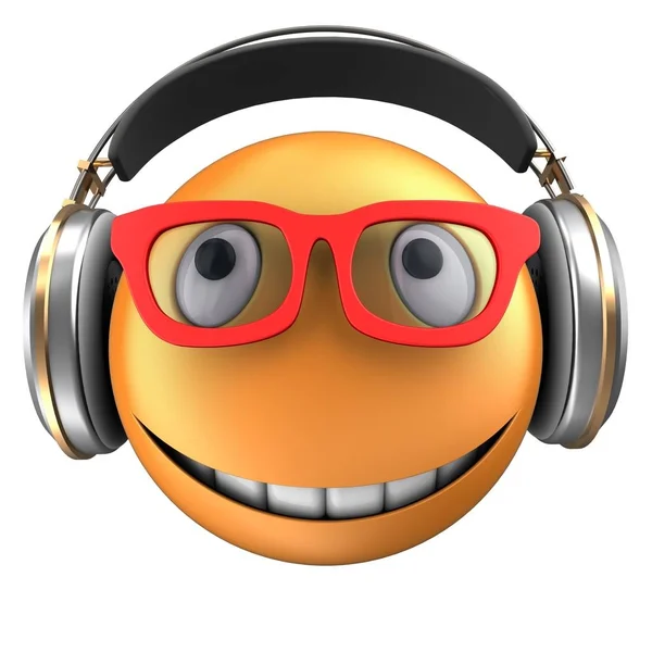 Orange emoticon smile — Stock Photo, Image