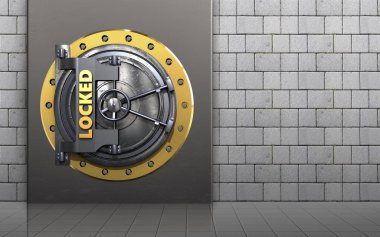 kilitli kasa kapısı 