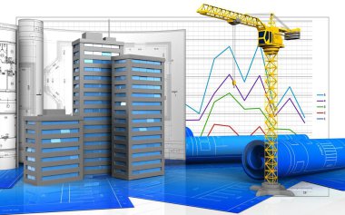 Şehir binaları gösteren resim