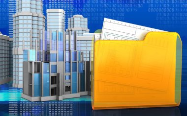 illüstrasyon inşaat ilerleme 