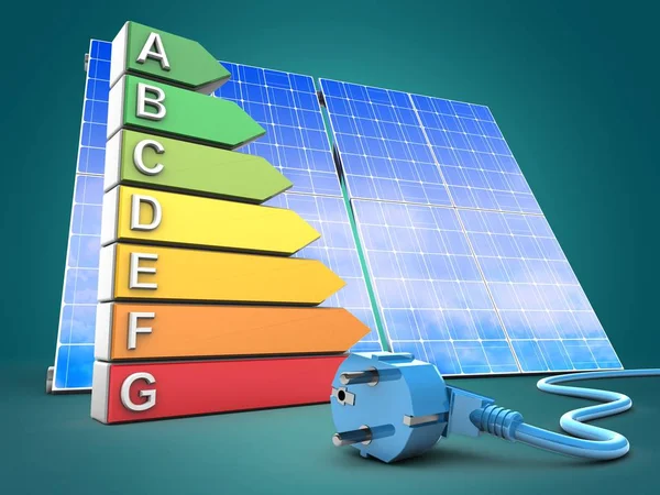 Ilustración del ranking energético — Foto de Stock