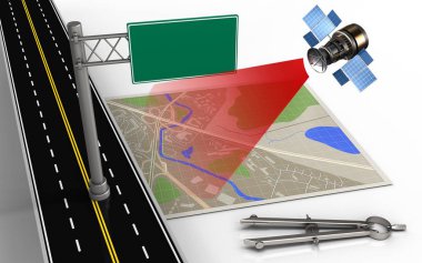 Dizin işareti ile harita gösterimi