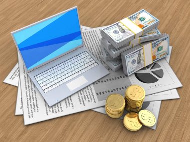  belgeleri arka plan üzerinde gösterimi 