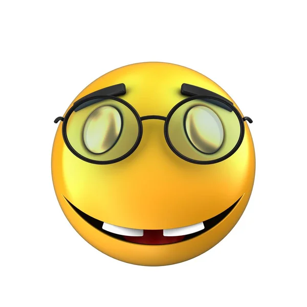 Sonrisa emoticono amarillo — Foto de Stock
