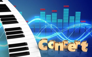 Piyano Klavye gösteren resim