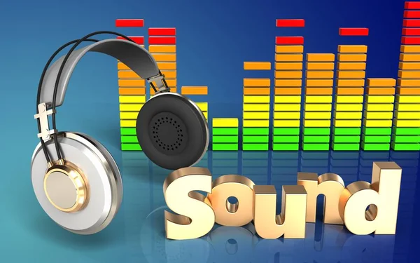 kulaklıklar üzerinde arka plan resmi