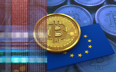  bitcoin arka plan üzerinde gösterimi