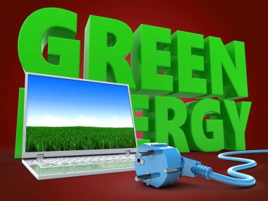 bilgisayar arka plan üzerinde gösterimi