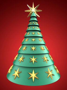 yeşil ve mavi xmas ağacı