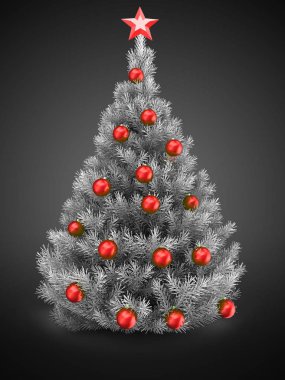 Gümüş Noel ağacı 